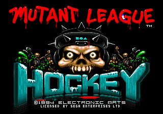 Заставка игры Mutant League Hockey